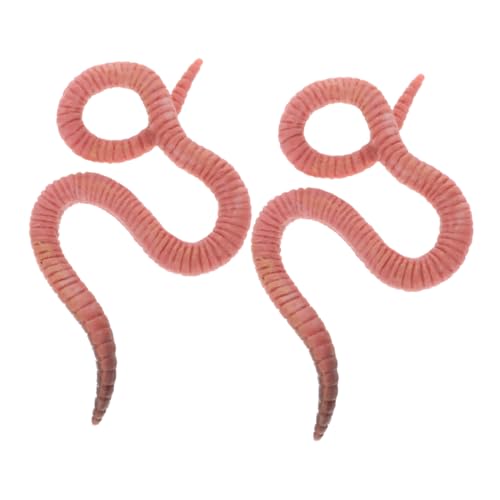 Toddmomy 2 Stück Teiliges Realistisches Regenwurm Modellspielzeug aus Robustem Kunststoff Kindgerechtes Leichtes Tiermodell zur Dekoration Kinderzimmer Garten und Unterwegs Toddmomy 2 Stück Teiliges Realistisches Regenwurm Modellspielzeug aus Robustem Kunststoff Kindgerechtes Leichtes Tiermodell zur Dekoration Kinderzimmer Garten und Unterwegs von Toddmomy