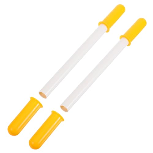 Toddmomy 2 Stück Teiliges Rockpferd Griffset Gelb Ergonomischer Kunststoffgriff für Junge Mädchen rutschfeste Komfortable Handgriffe als Ersatz für Schaukelpferd Zubehör Einfache Montage von Toddmomy