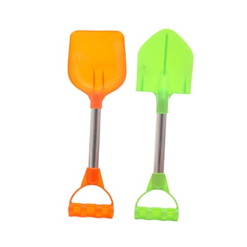 Toddmomy 2 Stück Teiliges Sandspielzeug für Leichte Kreative Sand schaufeln Spitzig und Flach für Strand Sandkasten und Garten Fördert Praktische Fähigkeiten und Zufällige Zufällige Farbe von Toddmomy