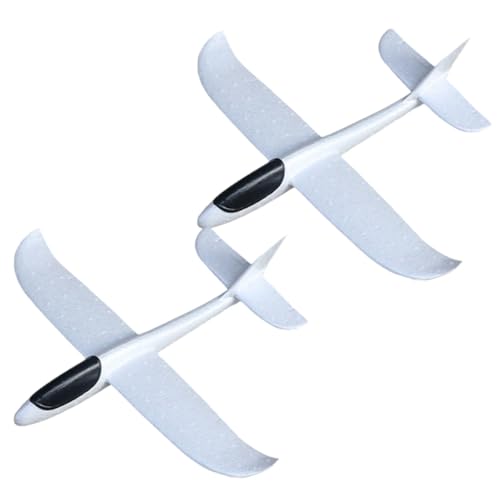 Toddmomy 2 Stück Teiliges Schaumstoffflugzeug Weißer Wurfgleiter Segelflieger für Leichtes DIY Bastelset Kreatives Fantasie und Motorik Toddmomy 2 Stück Teiliges Schaumstoffflugzeug Weißer Wurfgleiter Segelflieger für Leichtes DIY Bastelset Kreatives Fantasie und Motorik von Toddmomy