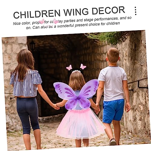 Toddmomy 2 Stück Teiliges Schmetterlingsflügel Einfarbig Halloween Kostüm Zubehör für Mädchen Cosplay Party Toddmomy 2 Stück Teiliges Schmetterlingsflügel Einfarbig Halloween Kostüm Zubehör für Mädchen Cosplay Party von Toddmomy