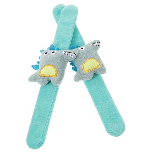 Toddmomy 2 Stück Teiliges Slap Armband mit Plüsch Tiermotiv Sichere Leichte Kinderarmbänder für Geburtstag Halloween Zoo und Dschungelpartys Einfach zu Tragen und Langlebig von Toddmomy