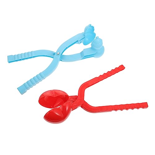 Toddmomy 2 Stück Teiliges Winterspielzeug Schneeballformer Clips Herzform Maker für Kinderfreundliches Kunststoffmaterial Glatte Kanten Hält Hände Warm und Sauber Beim im Zufällige Farbe von Toddmomy