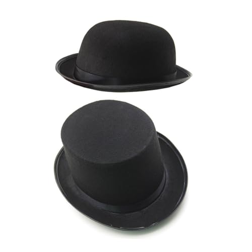 Toddmomy 2 Stück Teiliges Zauberer Kostümset Filzhut Schwarz S Zauberer Fasching Karneval Party Zubehör Toddmomy 2 Stück Teiliges Zauberer Kostümset Filzhut Schwarz S Zauberer Fasching Karneval Party Zubehör von Toddmomy