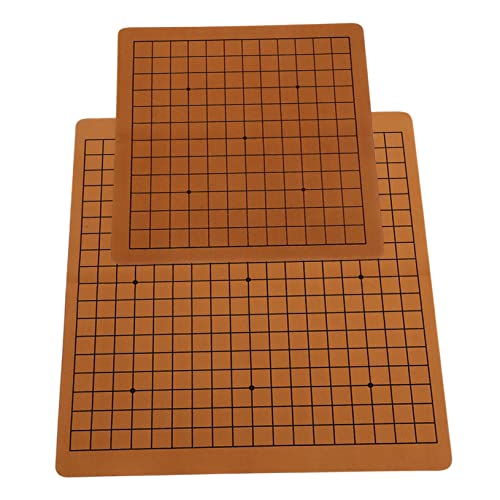 Toddmomy 2 Stück Tragbares Leder Go Spielbrett Faltbares Schachbrett für Doppelseitiges PU Go Spielbrett und für Brettspiel Zufällige Farbe Toddmomy 2 Stück Tragbares Leder Go Spielbrett Faltbares Schachbrett für Doppelseitiges PU Go Spielbrett und für Brettspiel Zufällige Farbe von Toddmomy