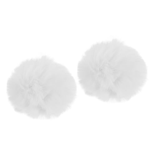 Toddmomy 2 Stück Weiße Flauschige Bunny Tail Plüschbommeln Abnehmbar als Kostümaccessoire für Frauen für Cosplay Halloween und Faschingsparty Toddmomy 2 Stück Weiße Flauschige Bunny Tail Plüschbommeln Abnehmbar als Kostümaccessoire für Frauen für Cosplay Halloween und Faschingsparty von Toddmomy