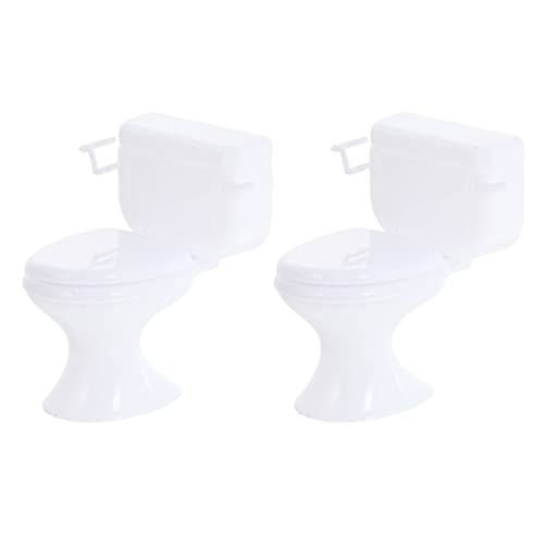 Toddmomy 2 Stücke Miniatur Toilette WC Puppenhaus Miniatur Möbel Spielzeug für 1: 12 Puppenhaus Badezimmer Zubehör Feen Garten Micro Landschaft Dollhouse Toddmomy 2 Stücke Miniatur Toilette WC Puppenhaus Miniatur Möbel Spielzeug für 1: 12 Puppenhaus Badezimmer Zubehör Feen Garten Micro Landschaft Dollhouse von Toddmomy