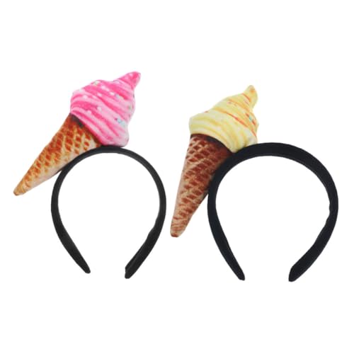 Toddmomy 2 Stücke -Stirnband Eiskreme Kopfbedeckung Cosplay Haarband Eiscreme Haargummi Cosplay -Haarband Frauen süße lustige Stirnbänder Festliches Stirnband Mädchen Haarzubehör Stoff Toddmomy 2 Stücke -Stirnband Eiskreme Kopfbedeckung Cosplay Haarband Eiscreme Haargummi Cosplay -Haarband Frauen süße lustige Stirnbänder Festliches Stirnband Mädchen Haarzubehör Stoff von Toddmomy