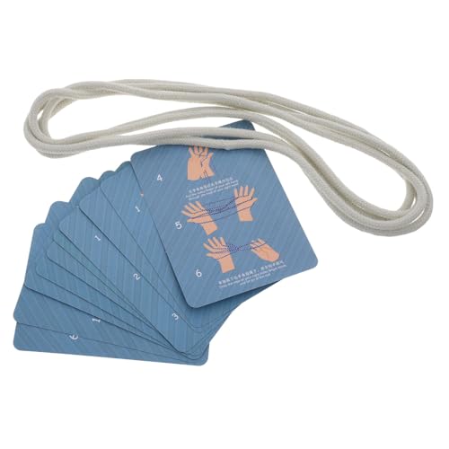 Toddmomy 2 Stücke String Blume Kreuz Geflochtene Seil Katze Wiege Finger Spiel Katzen Wiege Spiel Seil Für Beige Seil von Toddmomy