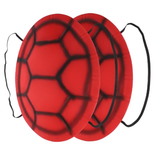Toddmomy 2 Teiliges Schildkrötenpanzer Schildkrötenpanzer Cosplay Anzieh Performance – Eva Schildkröten Kostüm Outfit Für Halloween Karnevalsparty Zubehör von Toddmomy