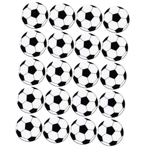 Toddmomy 20 Sätze Teiliges Fußball Schlüsselanhänger DIY Sportschlüsselanhänger in Fußballform Langlebige Sport Ball Schlüsselringe für Rucksack Tasche Personalisierbare Anhänger von Toddmomy