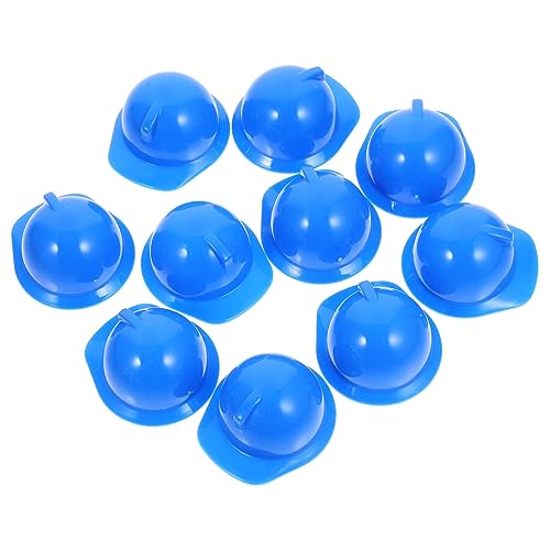 Toddmomy 20 Stck Teiliges Mini Puppen Bauhelm Lebendige Miniatur Schutzhelme für Puppendekoration Robustes Kunststoffmaterial Detailgetreu und Handfreundlich für Puppenkleidung und von Toddmomy