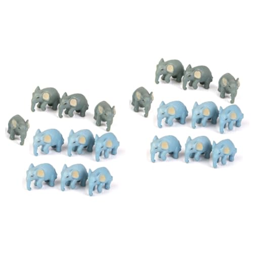 Toddmomy 20 Stck. Miniatur Elefant Dekoration Teiliges für Mikrolandschaften Zufällige Farben aus Hochwertigem Resin Gartenaccessoires für Puppenhäuser und Kreative Deko Toddmomy 20 Stck. Miniatur Elefant Dekoration Teiliges für Mikrolandschaften Zufällige Farben aus Hochwertigem Resin Gartenaccessoires für Puppenhäuser und Kreative Deko von Toddmomy