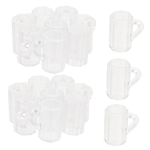Toddmomy 20 Stück Bierkrüge für Puppenhaus Teiliges Transparente Griff Becher für Mikro Landschaften Fotorequisiten Desktop Dekoration aus Langlebigem Gefertigt Toddmomy 20 Stück Bierkrüge für Puppenhaus Teiliges Transparente Griff Becher für Mikro Landschaften Fotorequisiten Desktop Dekoration aus Langlebigem Gefertigt von Toddmomy