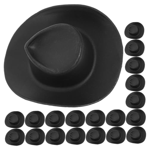 Toddmomy 20 Stück Cowboyhutspielzeug Hüte klein winzig Erwachsene schmücken Hutminiatur Puppenmütze selber Machen Miniatur-Puppenhaus-Webhut Mall-Hut Mini-Hut Plastik Black Toddmomy 20 Stück Cowboyhutspielzeug Hüte klein winzig Erwachsene schmücken Hutminiatur Puppenmütze selber Machen Miniatur-Puppenhaus-Webhut Mall-Hut Mini-Hut Plastik Black von Toddmomy