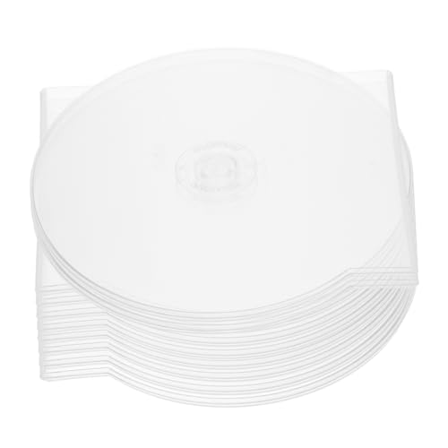 Toddmomy 20 Stück Durchsichtige DVD-Jewel-Cases, Transparenter Disc-Halter, Aufbewahrung Für Einzelne Discs, Runde Clamshell-kunststoffhülle Für Musik, Filme, Spielesammlungen Toddmomy 20 Stück Durchsichtige DVD-Jewel-Cases, Transparenter Disc-Halter, Aufbewahrung Für Einzelne Discs, Runde Clamshell-kunststoffhülle Für Musik, Filme, Spielesammlungen von Toddmomy