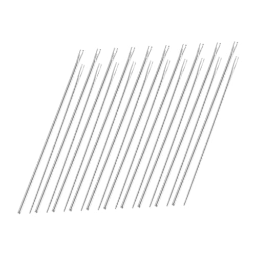 Toddmomy 20 Stück Haartransplantationswerkzeug Für Puppen Lange Polsternadeln Puppenzubehör Machen Haarwebzubehör Für Puppen Rerooting-Tool Für Puppenhaare Metall Silver von Toddmomy