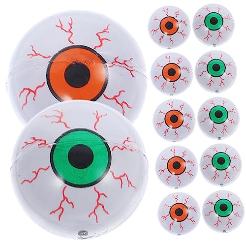 Toddmomy 20 Stück Halloween Deko Gruselige Realistische Augen Augenbälle für Party und Geisterhaus Dekoration Zufällige Farben Zufällige Farbe Zufällige Farbe von Toddmomy