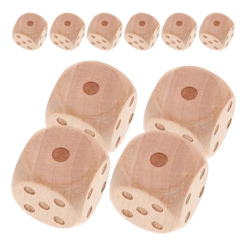 Toddmomy 20 Stück Holz Würfel Set mit Abgerundeten Ecken DIY Spielwürfel für Kreative Partien Langlebig und Vielseitig Einsetzbar für Brettspiele und Rollenspiele Toddmomy 20 Stück Holz Würfel Set mit Abgerundeten Ecken DIY Spielwürfel für Kreative Partien Langlebig und Vielseitig Einsetzbar für Brettspiele und Rollenspiele von Toddmomy