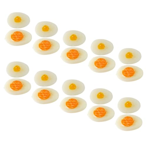 Toddmomy 20 Stück Mini-Ei- spielzeuge Eierschmuck Mikro-Landschaftsdekorationen Miniatur-Ei- für die Küche Rollenspiel-Ei-Modell Miniatur-Ei- PVC Toddmomy 20 Stück Mini-Ei- spielzeuge Eierschmuck Mikro-Landschaftsdekorationen Miniatur-Ei- für die Küche Rollenspiel-Ei-Modell Miniatur-Ei- PVC von Toddmomy