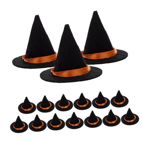 Toddmomy 20 Stück Mini Filz Hexenhüte für DIY Halloween Dekoration Kleine Zauberer Hüte für Puppen Weinflaschen und Party Zubehör Vielseitige Bastelaccessoires für Festliche Anlässe Toddmomy 20 Stück Mini Filz Hexenhüte für DIY Halloween Dekoration Kleine Zauberer Hüte für Puppen Weinflaschen und Party Zubehör Vielseitige Bastelaccessoires für Festliche Anlässe von Toddmomy