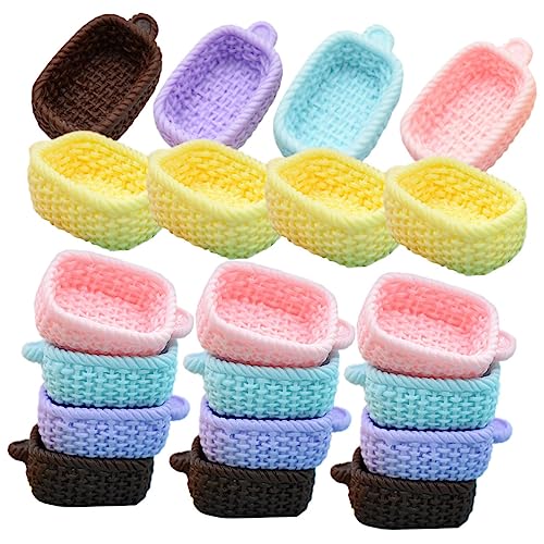 Toddmomy 20 Stück Mini -Gemüsekorbendekoration Mini -Korb Mini -Hausdekoration für Mini Körbe Puppenhaus-Miniaturkörbe Mini-Strohkörbe Plastik Toddmomy 20 Stück Mini -Gemüsekorbendekoration Mini -Korb Mini -Hausdekoration für Mini Körbe Puppenhaus-Miniaturkörbe Mini-Strohkörbe Plastik von Toddmomy