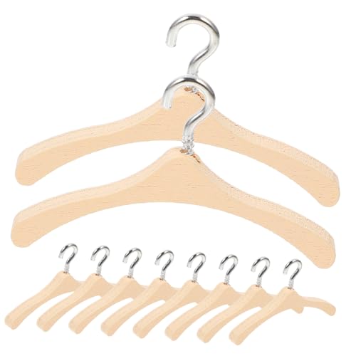 Toddmomy 20 Stück Mini Holz Puppen Kleiderbügel Puppenhaus Zubehör für Effektive Kleiderverwaltung Langlebige und Elegante Miniatur Kleiderständer für Puppenoutfits Toddmomy 20 Stück Mini Holz Puppen Kleiderbügel Puppenhaus Zubehör für Effektive Kleiderverwaltung Langlebige und Elegante Miniatur Kleiderständer für Puppenoutfits von Toddmomy