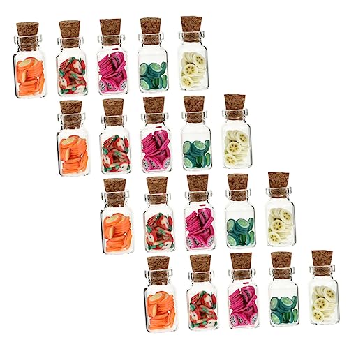 Toddmomy 20 Stück Mini -Lebensmittelzubehör Mini-Glas- Mini-Küchenornamente Essensspielset Mikro-Layout-Dekorationen Miniatur-Obstflasche Mikro-Obstglas-Modell Toddmomy 20 Stück Mini -Lebensmittelzubehör Mini-Glas- Mini-Küchenornamente Essensspielset Mikro-Layout-Dekorationen Miniatur-Obstflasche Mikro-Obstglas-Modell von Toddmomy