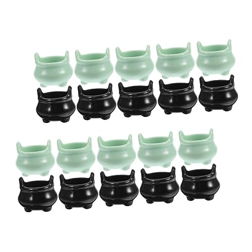 Toddmomy 20 Stück Miniatur-kesselornamente Halloween- Schmuck Vers Halloween- Stütze Mini Wasserkocher Kessel-halloween- Dekoration Geist Plastik Toddmomy 20 Stück Miniatur-kesselornamente Halloween- Schmuck Vers Halloween- Stütze Mini Wasserkocher Kessel-halloween- Dekoration Geist Plastik von Toddmomy
