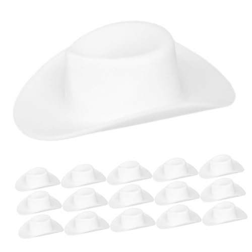 Toddmomy 20 Stück Puppen Cowboy Hatspielzeug Party Hüte Rosa Kuh Miniatur gewebter Hut DIY-Bastelmützen-Requisite Kleiner Hut Puppenmütze selber Machen Mini-Hut Plastik Weiß Toddmomy 20 Stück Puppen Cowboy Hatspielzeug Party Hüte Rosa Kuh Miniatur gewebter Hut DIY-Bastelmützen-Requisite Kleiner Hut Puppenmütze selber Machen Mini-Hut Plastik Weiß von Toddmomy