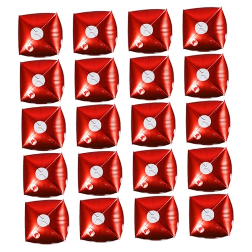 Toddmomy 20 Stück Quadratische Folienballons für Partys Aluminium Folienanhänger für Gaming Nacht und Geburtstagsfeiern Wiederverwendbar Glänzendes Material Aufregendes Würfel Thema Toddmomy 20 Stück Quadratische Folienballons für Partys Aluminium Folienanhänger für Gaming Nacht und Geburtstagsfeiern Wiederverwendbar Glänzendes Material Aufregendes Würfel Thema von Toddmomy