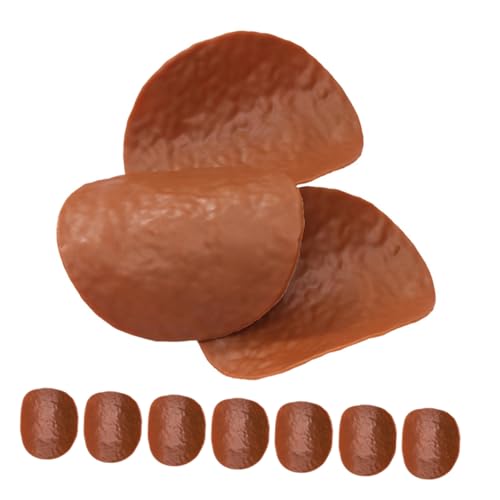 Toddmomy 20 Stück Simulierte Kartoffelchips Gefälschtes Gebäck Falsches Brot Künstliches Gemüse Gefälschte Kartoffel Plastikhamburger Kartoffelspielzeug Gefälschtes Essen PVC Coffee von Toddmomy