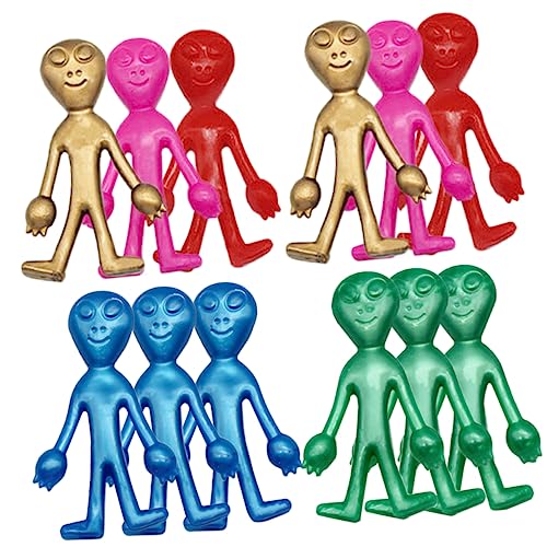 Toddmomy 20 Stück Teiliges Flexibler Squeeze Spielzeuge aus TPR Stressabbau Sensorikspielzeug für für Partys Schulbelohnungen Kleine Zufällige Farbe Zufällige Farbe von Toddmomy