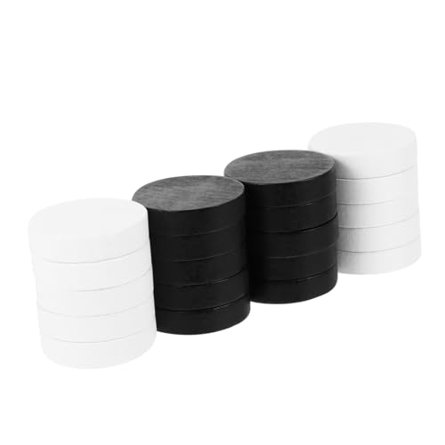 Toddmomy 20 Stück Teiliges Holz Schachspiel für Interaktives Desktop Spiel Pädagogisches Hockey Schach Fördert Denkfähigkeit und Familienzeit von Toddmomy