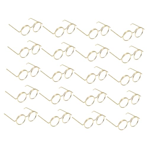 Toddmomy 20 Stück Teiliges Metallbrillen für Puppen Linsenlose Leichte Accessoires Requisiten für Puppenhaus Zubehör zum Ankleiden und Rollenspiel Toddmomy 20 Stück Teiliges Metallbrillen für Puppen Linsenlose Leichte Accessoires Requisiten für Puppenhaus Zubehör zum Ankleiden und Rollenspiel von Toddmomy