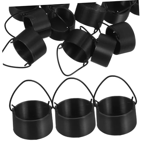 Toddmomy 20 Stück Teiliges Mini Cauldron aus Leichtem Kunststoff Kleiner mit Tragegriff Vielseitig Nutzbar für Halloween Dekoration Partydeko Bonfire Accessoires und Miniatur Garten Toddmomy 20 Stück Teiliges Mini Cauldron aus Leichtem Kunststoff Kleiner mit Tragegriff Vielseitig Nutzbar für Halloween Dekoration Partydeko Bonfire Accessoires und Miniatur Garten von Toddmomy