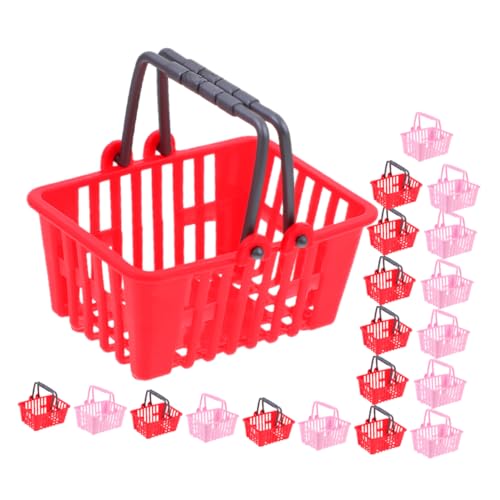 Toddmomy 20 Stück Teiliges Mini Einkaufskorb aus Robustem Kleine Supermarkt Körbe und Rot Leichte Aufbewahrungskörbe für Puppenhaus Dekoration und Miniatur Szenen Toddmomy 20 Stück Teiliges Mini Einkaufskorb aus Robustem Kleine Supermarkt Körbe und Rot Leichte Aufbewahrungskörbe für Puppenhaus Dekoration und Miniatur Szenen von Toddmomy