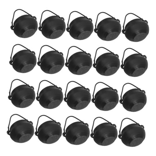 Toddmomy 20 Stück Teiliges Mini Halloween Kunststoff Kessel Wiederverwendbare Kleine Cauldrons als Party Deko Süßigkeitenhalter und Miniatur Ornamente für Halloween Dekoration und von Toddmomy
