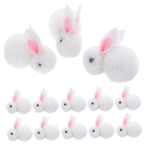 Toddmomy 20 Stück Teiliges Mini Plüschhasen Modellierung für DIY Basteln Niedliche Miniaturtier Figuren Vielseitige Dekoration für Zuhause und Handwerksprojekte Weiß Toddmomy 20 Stück Teiliges Mini Plüschhasen Modellierung für DIY Basteln Niedliche Miniaturtier Figuren Vielseitige Dekoration für Zuhause und Handwerksprojekte Weiß von Toddmomy