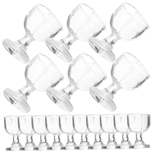 Toddmomy 20 Stück Teiliges Mini Puppenhaus Wein Transparente Miniatur Weingläser mit Rundem Boden Robustes für Dekoratives Zubehör für Puppenhaus Küche und Restaurant Toddmomy 20 Stück Teiliges Mini Puppenhaus Wein Transparente Miniatur Weingläser mit Rundem Boden Robustes für Dekoratives Zubehör für Puppenhaus Küche und Restaurant von Toddmomy