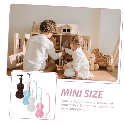 Toddmomy 20 Stück Teiliges Mini Violin Ornament Realistische Puppenhaus Violine aus Robustem Kunststoff Langlebiges Miniatur Musikinstrument für Dekorative Mini Häuser und Sammlungen Toddmomy 20 Stück Teiliges Mini Violin Ornament Realistische Puppenhaus Violine aus Robustem Kunststoff Langlebiges Miniatur Musikinstrument für Dekorative Mini Häuser und Sammlungen von Toddmomy