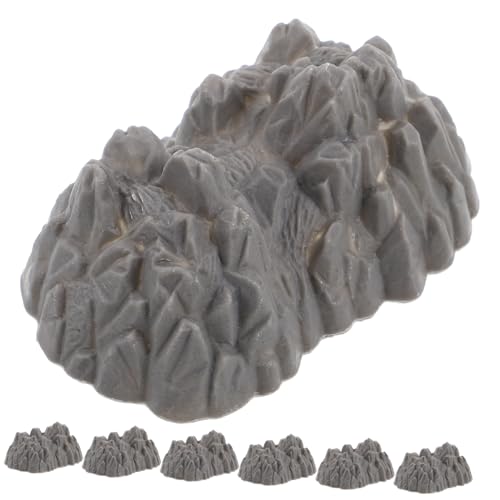Toddmomy 20 Stück Teiliges Miniatur Felsen Modell Kunststoff Simulierte Felslandschaft Dekorativ Lebendige Mikro Gartendekoration für Wohnzimmer Bonsai DIY Landschaftsbau von Toddmomy