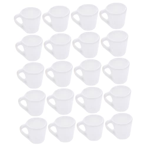 Toddmomy 20 Stück Teiliges Miniatur Kaffeetassen Weiß Puppenhaus Zubehör Mini Wasserbecher Realistische Mini Tassen für Dekoration und Rollenspiele Toddmomy 20 Stück Teiliges Miniatur Kaffeetassen Weiß Puppenhaus Zubehör Mini Wasserbecher Realistische Mini Tassen für Dekoration und Rollenspiele von Toddmomy