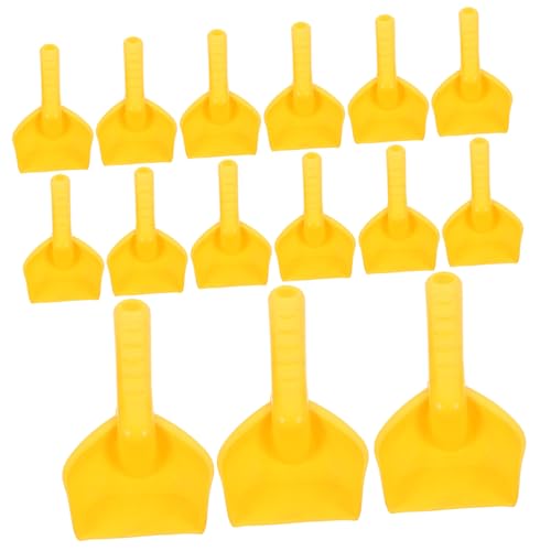 Toddmomy 20 Stück Teiliges Sandspielzeug Set für Bunte Schaufeln für Strand Garten und Sandkasten Leicht und Robust für Kreative Sommerspiele von Toddmomy