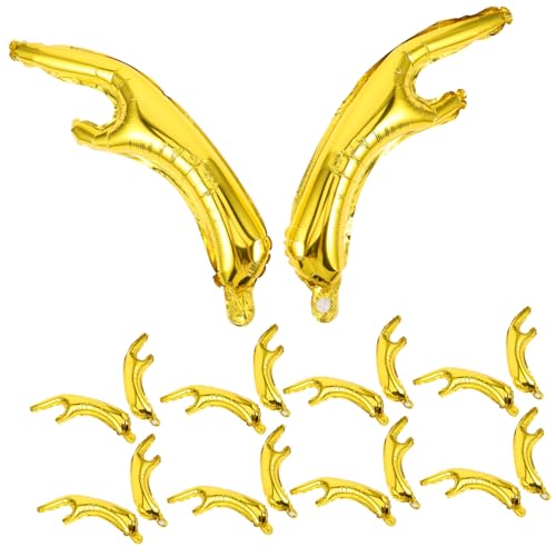 Toddmomy 20 Stück Weihnachtsballons aus Aluminiumfolie Goldene Rentier-geweih-dekoration Schnell Aufblasbar Einzigartiges Party-accessoire für Festliche Stimmung und Kreative Fotos bei Toddmomy 20 Stück Weihnachtsballons aus Aluminiumfolie Goldene Rentier-geweih-dekoration Schnell Aufblasbar Einzigartiges Party-accessoire für Festliche Stimmung und Kreative Fotos bei von Toddmomy