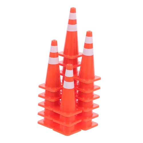Toddmomy 20 Teiliges Set Straßensperren Requisiten Verkehrsschilder Für Kleines Konstruktionsspielzeug Kleine Verkehrskegel Mini Konstruktionsspielzeug Mini Verkehrskegel von Toddmomy
