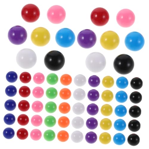 Toddmomy 200 Stück Bunte Kunststoffzählkugeln Farbige Spielkugeln für Mathematikunterricht Sortierbare Lernkugeln für Brettspiele Kompatibel mit Marmorbahn und Chinesischem Dame-Spiel von Toddmomy