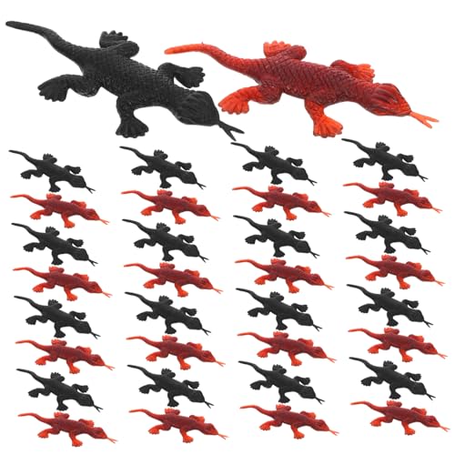 Toddmomy 200 Stück Realistische Eidechsen PVC Reptilienfigur für Halloween Partygeschenke Realistische Tierfiguren Interaktives Lernspielzeug für Geburtstagsfeiern und Wissenschaftsprojekte von Toddmomy