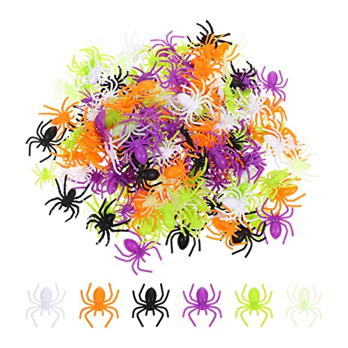 Toddmomy 200 Stück Realistische Halloween-Spinnen-Streich-Requisiten: Kleine Spinnenspielzeuge Aus Kunststoff Für Halloween-Dekorationen Zu Hause Und Für Partys von Toddmomy