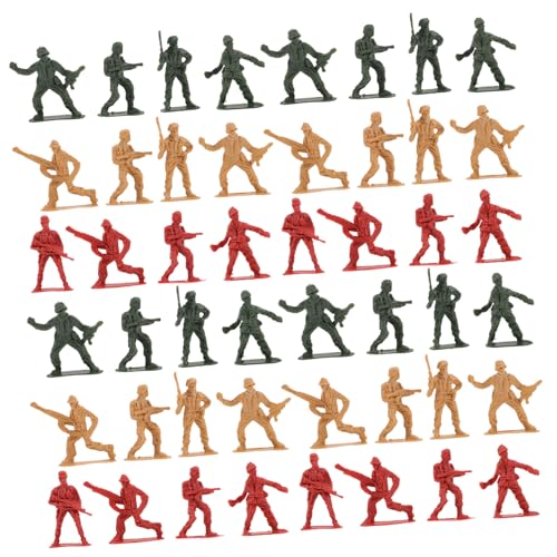 Toddmomy 200 Stück Teiliges Miniatur Army Men Figuren Detailreiche Kunststoff Soldaten Soldaten Modelle für Geschenk Party Deko und Lernspielzeug von Toddmomy